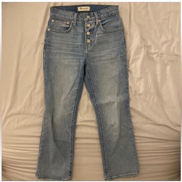 Madewell Cali Demi Boot Dory Wash Jeans - Picture 6 of 7